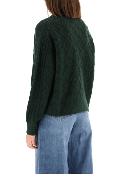 Shop See By Chloé V-neck Sweater In Green