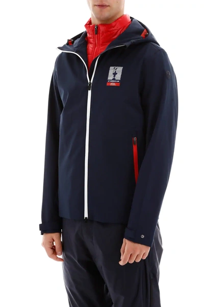 Shop North Sails 36th America's Cup Presented By Prada Newport Jacket With Zipper And Hood In Blue