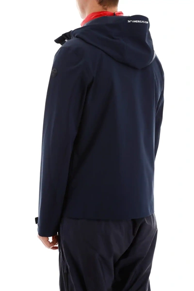 Shop North Sails 36th America's Cup Presented By Prada Newport Jacket With Zipper And Hood In Blue