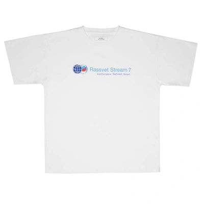 Shop Rassvet (paccbet) Stream 1 T-shirt In White