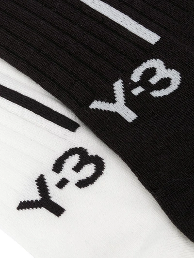 Shop Adidas Y-3 Yohji Yamamoto Men's Multicolor Cotton Socks