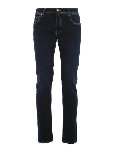 Shop Jacob Cohen Style 622 Denim Jeans In Blue