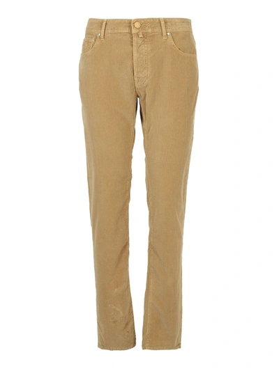 Shop Jacob Cohen Style 688 Corduroy Pants In Camel