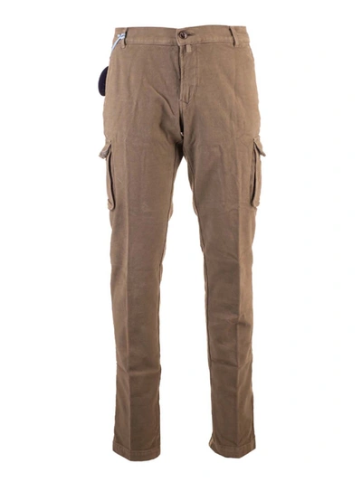 Shop Jacob Cohen Pockets Pants In Light Brown