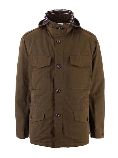 Shop Jacob Cohen Field Jacket In Military Green