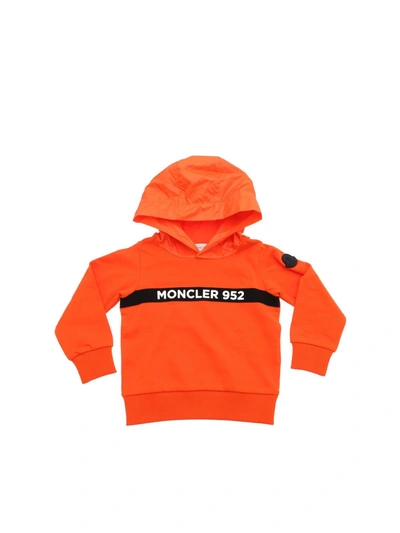 Shop Moncler Genius Moncler 952 Hoodie In Orange