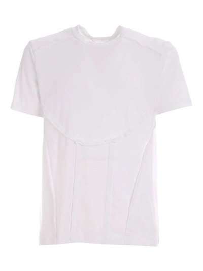 Shop Comme Des Garçons Shirt Reverse Stitching T-shirt In White