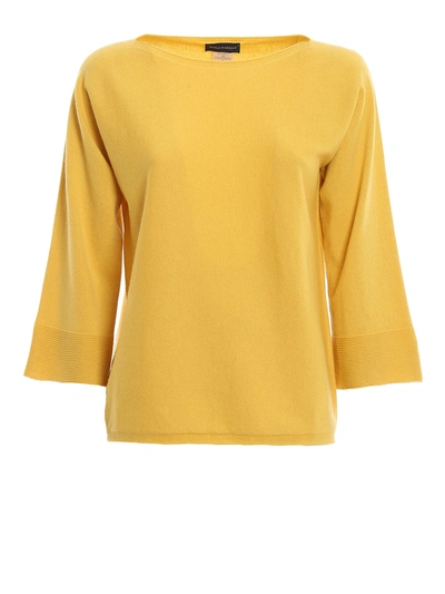 Shop Paolo Fiorillo Wool And Cashmere Sweater In Yellow