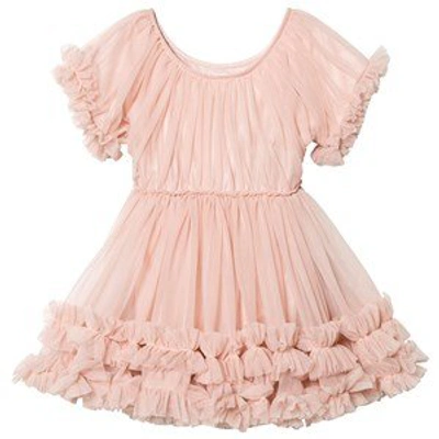 Shop Dolly By Le Petit Tom Ballet Pink Frilly Dress