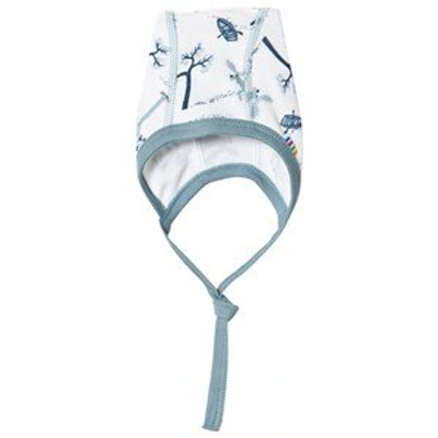 Shop Joha Blue Printed Baby Hat