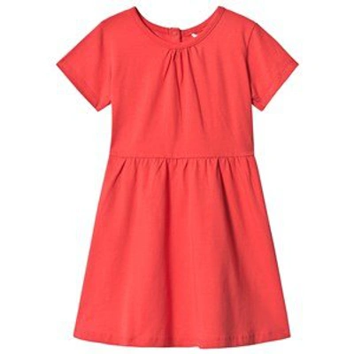 Shop A Happy Brand Red Short Sleeve Dress