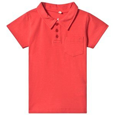 Shop A Happy Brand Red Polo Shirt