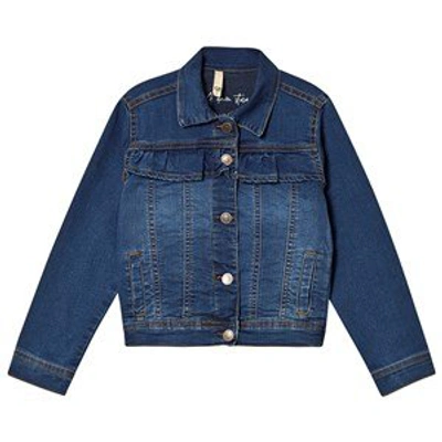 Shop A Denim Story Blue Frill Denim Jacket