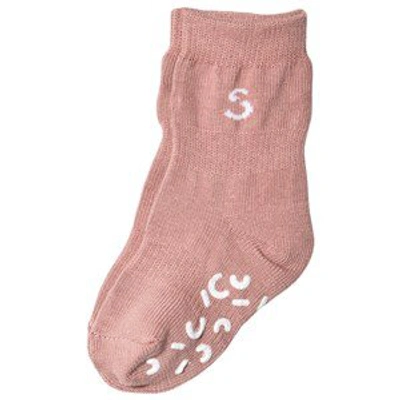 Shop Stuckies ® Dusty Coral ® Socks In Pink