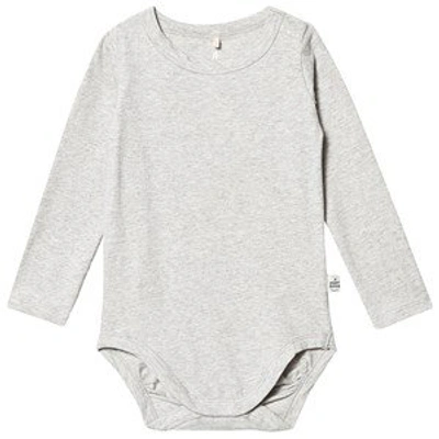 Shop A Happy Brand Grey Melange Baby Body