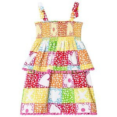 Shop Agatha Ruiz De La Prada Multi Patch Patterned Dress In Red