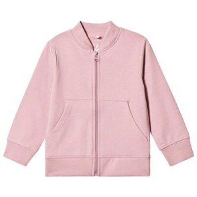 Shop A Happy Brand Rose Baseball Cardigan In Pink