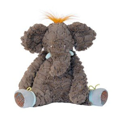 Shop Moulin Roty Bô Elephant 40 Cm Soft Toy In Grey