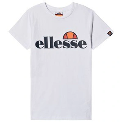 Shop Ellesse White Classic Logo T-shirt