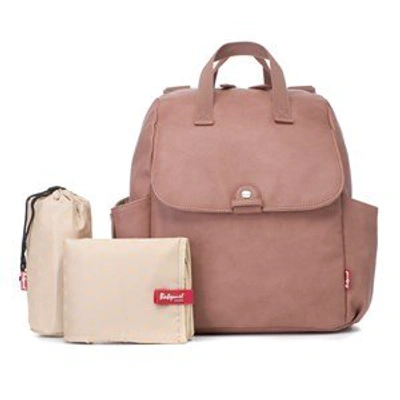 Shop Babymel Dusty Pink Faux Leather Robyn Convertible Backpack