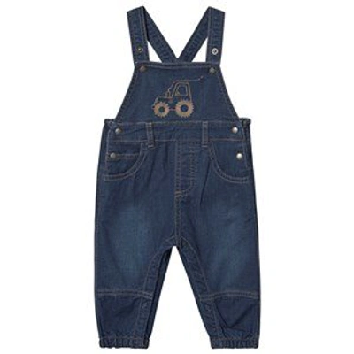 Shop Hust&claire Denim Mads Overalls In Blue