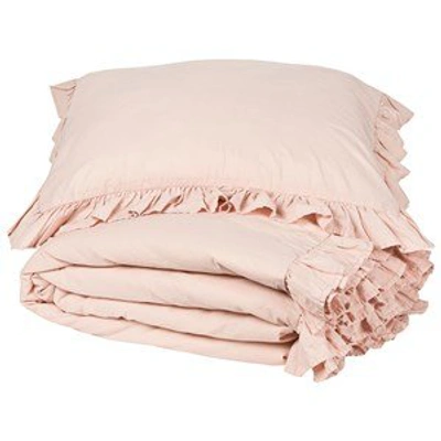 Shop Buddy & Hope Pink Flounce Bedding Set