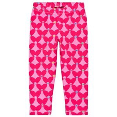 Shop Agatha Ruiz De La Prada Pink All Over Heart Faces Leggings