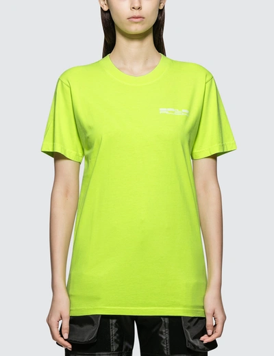 Shop Alch Logo T-shirt In Yellow