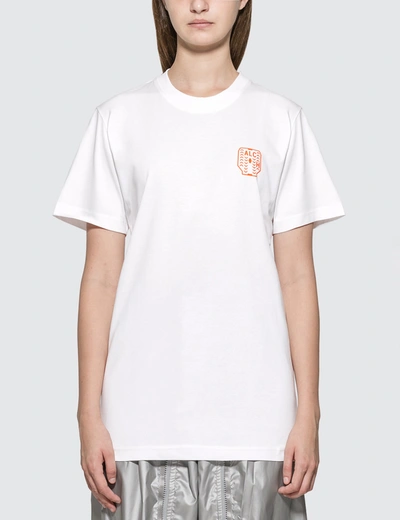 Shop Alch Logo T-shirt In White