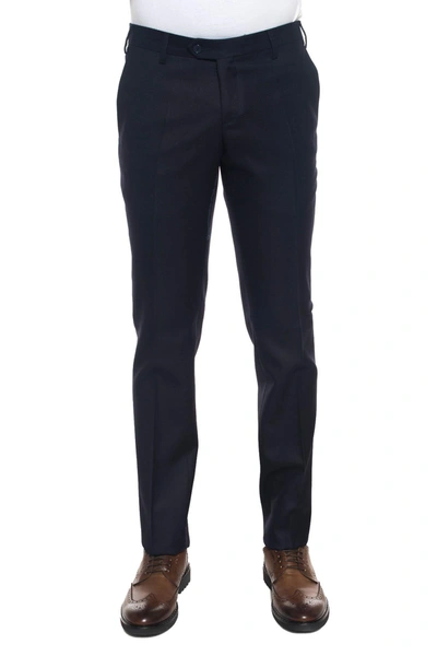 Shop Angelo Nardelli Trousers With Slip Pocket In Blue