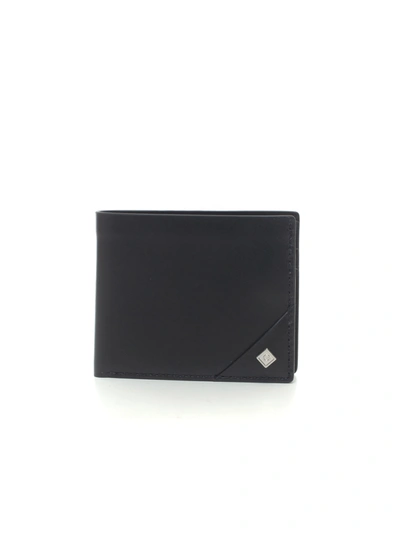 Shop Gant Wallet Black Leather Man
