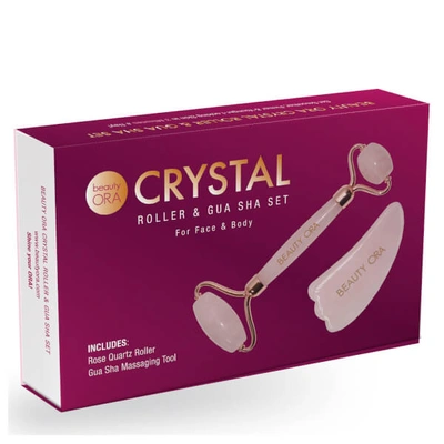 Shop Beauty Ora Crystal Roller And Gua Sha Set For Face And Body