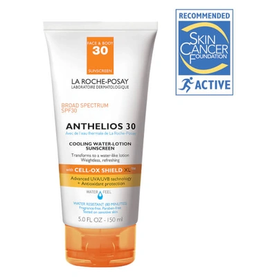Shop La Roche-posay Anthelios Cooling Water-lotion Spf 30, Body And Face Sunscreen With Antioxidants, 5 Fl. Oz.