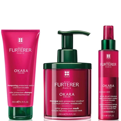 Shop Rene Furterer Okara Color Protection Set For Color Treated Hair
