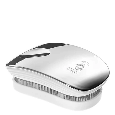 Shop Ikoo Home Hair Brush - White - Oyster Metallic