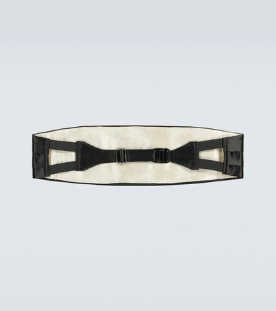 Shop Tom Ford Silk Cummerbund In Black