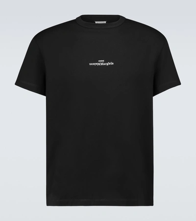 Shop Maison Margiela Crewneck T-shirt In Black
