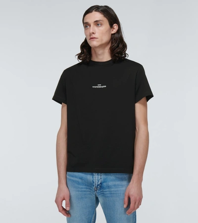 Shop Maison Margiela Crewneck T-shirt In Black