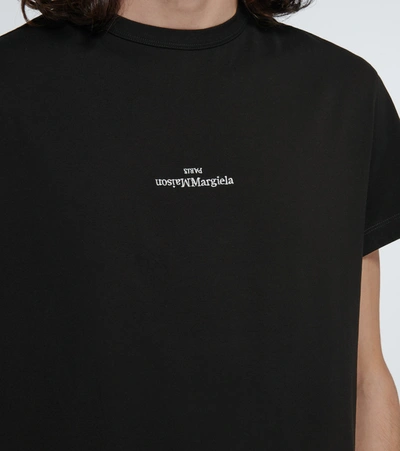 Shop Maison Margiela Crewneck T-shirt In Black