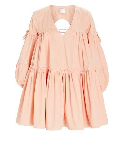Shop Aje Overture Tiered Mini Dress In Pink