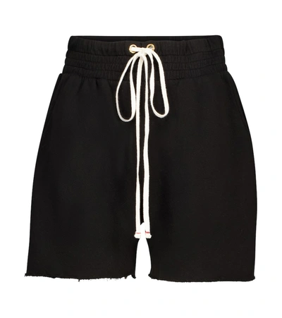 Shop Les Tien Yacht Cotton Shorts In Black