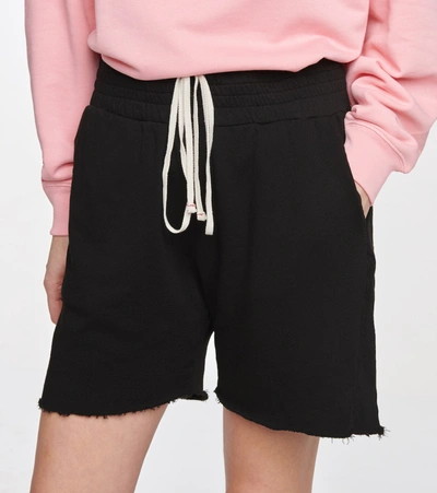 Shop Les Tien Yacht Cotton Shorts In Black