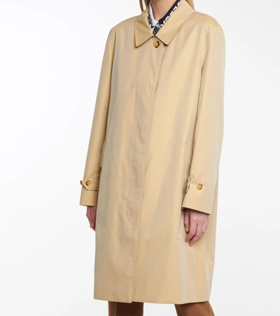 Shop Burberry Pimlico Heritage Gabardine Car Coat In Beige