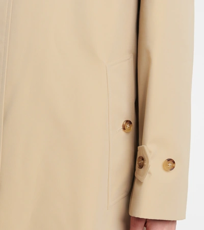 Shop Burberry Pimlico Heritage Gabardine Car Coat In Beige