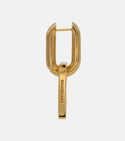 Balenciaga B Chain Xl Earrings In Gold