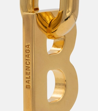 Balenciaga B Chain Xl Earrings In Gold