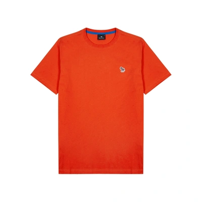Shop Ps By Paul Smith Red Cotton T-shirt In Orange