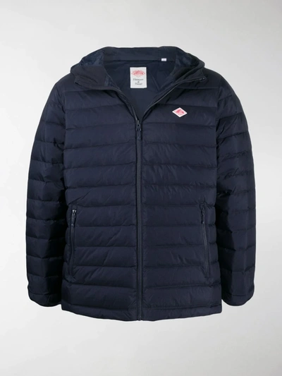 Shop Danton Padded Jacket In Blue