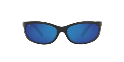 Shop Costa Del Mar Costa Man Sunglasses 6s9058 Fathom In Blue Mirror