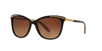 Shop Ralph Woman Sunglasses Ra5203 In Polar Gradient Brown